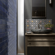 Equipe Artisan Colonial Blue 6.5cm x 20cm Wall Tile