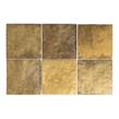 Equipe Artisan Gold 13.2cm x 13.2cm Wall Tile