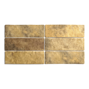 Equipe Artisan Gold 6.5cm x 20cm Wall Tile