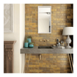 Equipe Artisan Gold 6.5cm x 20cm Wall Tile
