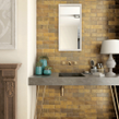 Equipe Artisan Gold 6.5cm x 20cm Wall Tile