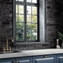 Equipe Artisan Graphite 6.5cm x 20cm Wall Tile