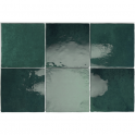 Equipe Artisan Moss Green 13.2cm x 13.2cm Wall Tile