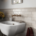 Equipe Artisan Ochre 6.5cm x 20cm Wall Tile