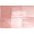 Equipe Artisan Rose Mallow 13.2cm x 13.2cm Wall Tile