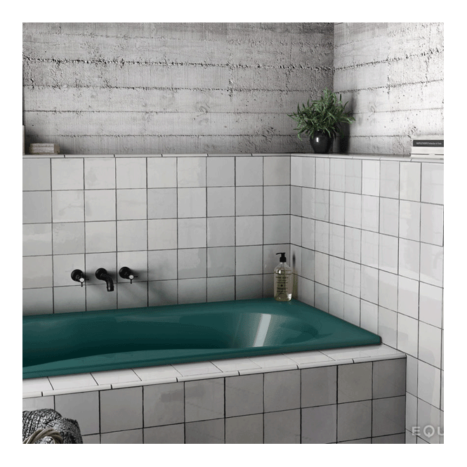 Equipe Artisan White 13.2cm x 13.2cm Wall Tile