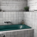 Equipe Artisan White 13.2cm x 13.2cm Wall Tile