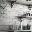 Equipe Artisan White 6.5cm x 20cm Wall Tile