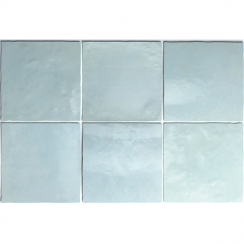 Equipe Artist Aqua 13.2cm x 13.2cm Wall Tile