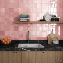 Equipe Artist Rose Mallow 13.2cm x 13.2cm Wall Tile
