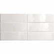 Equipe Artist White 6.5cm x 20cm Wall Tile
