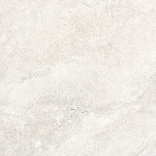 Artstone White 60.5cm x 60.5cm Wall and Floor Tile