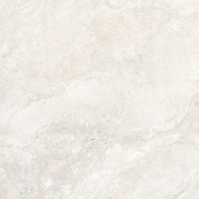 Artstone White 60.5cm x 60.5cm Wall and Floor Tile