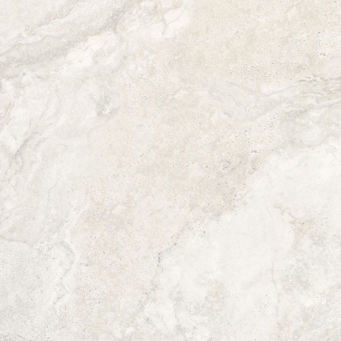 Artstone White 60.5cm x 60.5cm Wall and Floor Tile