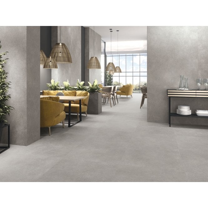 Baldocer Asphalt Fume 60cm x 60cm Wall Tile & Floor Tile