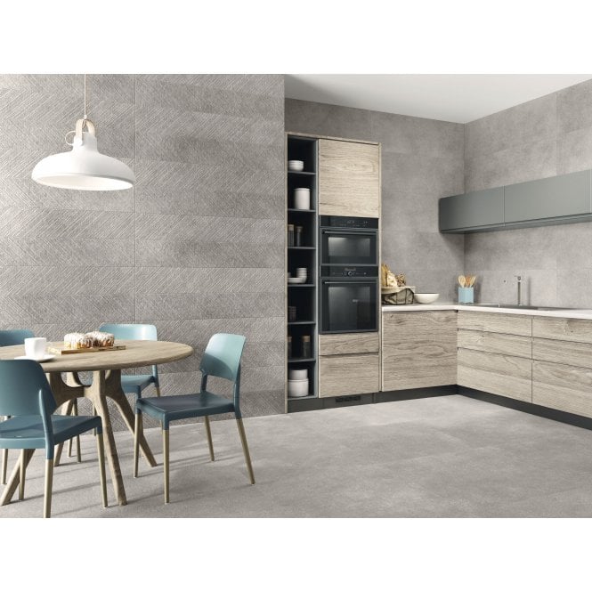 Baldocer Asphalt Fume 60cm x 60cm Wall Tile & Floor Tile