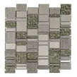 Astoria Silver Trav Bronze 30cm x 30cm Glass Mosaic Tile