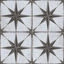 Astral Star Pattern 45cm x 45cm Wall & Floor Tile
