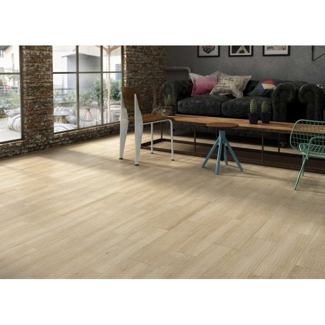 Atelier Beige 15.3cm x 58.9cm Floor Tile