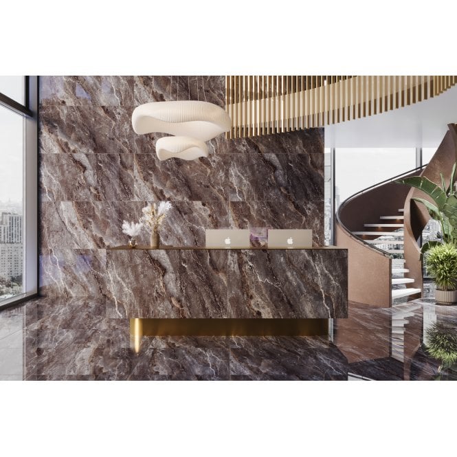 Atrium Dark Grey Wall & Floor Tile 60cm x 120cm