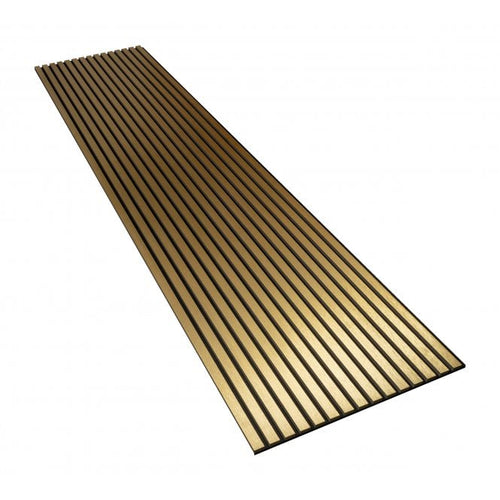 Auryn Gold Acoustic Wood Panel 240cm x 60cm x 21mm