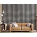Auryn Silver Acoustic Wood Panel 240cm x 60cm x 21mm