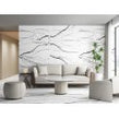 B&W Marble Matt 60cm x 120cm Wall and Floor Tile