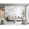 B&W Marble Matt 60cm x 120cm Wall and Floor Tile