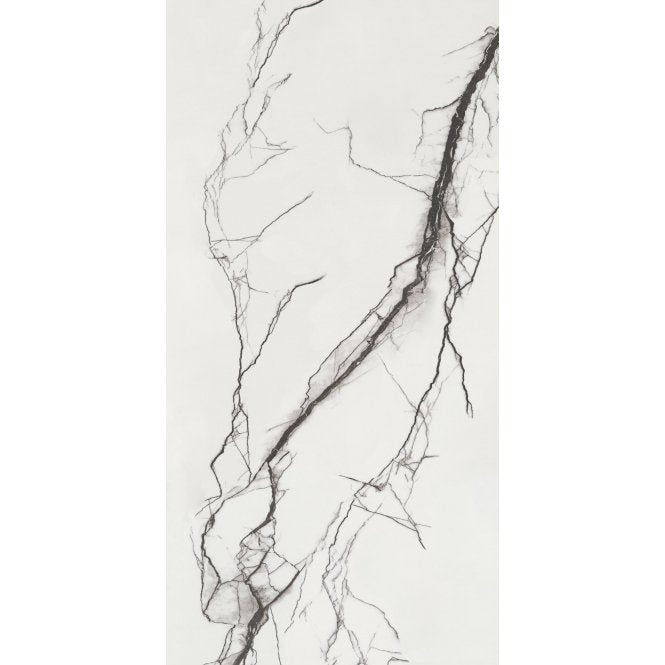 B&W Marble Polished 60cm x 120cm Wall and Floor Tile