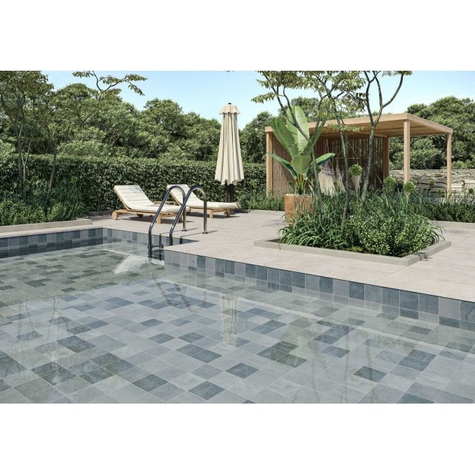 Bali Azul 33.3cm x 33.3cm Wall & Floor Tile