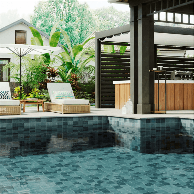 Bali Verde 33.3cm x 33.3cm Wall & Floor Tile