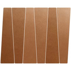 Equipe Bamboo Barro 5.6cm x 22.4cm Wall and Floor Tile