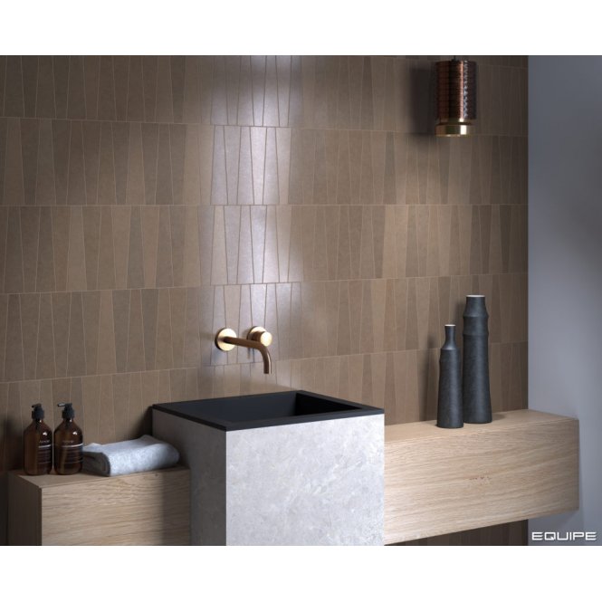 Equipe Bamboo Chocolate 5.6cm x 22.4cm Wall and Floor Tile