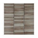Bamboo Lustre Porcelain Cappuccino 28.4cm x 29.5cm (1.2cm x 9.2cm) Mosaic Tile