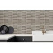 Bamboo Lustre Porcelain Cappuccino 28.4cm x 29.5cm (1.2cm x 9.2cm) Mosaic Tile