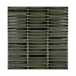 Bamboo Lustre Porcelain Forest 28.4cm x 29.5cm (1.2cm x 9.2cm) Mosaic Tile