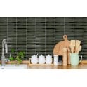 Bamboo Lustre Porcelain Forest 28.4cm x 29.5cm (1.2cm x 9.2cm) Mosaic Tile