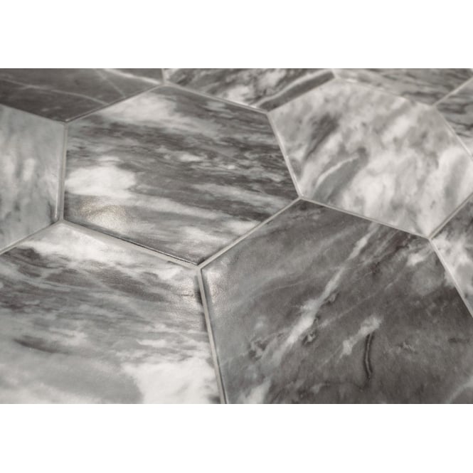 Bardiglio Dark Grey 17.5cm x 20cm Wall & Floor Tile