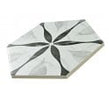 Bardiglio Flower Hexagon 17.5cm x 20cm Wall & Floor Tile