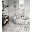 Bardiglio Flower Hexagon 17.5cm x 20cm Wall & Floor Tile