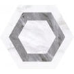 Bardiglio Geo Hexagon 17.5cm x 20cm Wall & Floor Tile