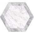 Bardiglio Geo Hexagon 17.5cm x 20cm Wall & Floor Tile
