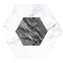 Bardiglio Geo Hexagon 17.5cm x 20cm Wall & Floor Tile