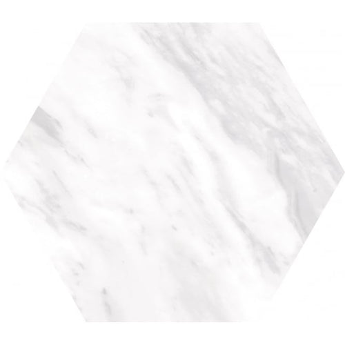 Bardiglio Light Hexagon 17.5cm x 20cm Wall & Floor Tile