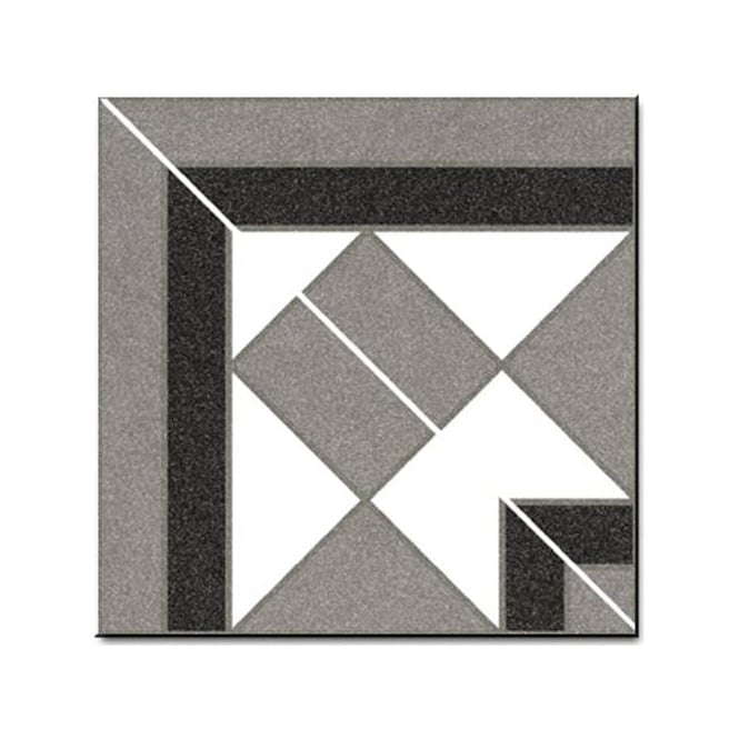 Barnet Basildon Blanco 15.8cm x 15.8cm Corner Tile
