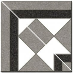 Barnet Basildon Blanco 15.8cm x 15.8cm Corner Tile