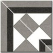 Barnet Basildon Blanco 15.8cm x 15.8cm Corner Tile