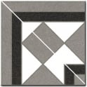 Barnet Basildon Blanco 15.8cm x 15.8cm Corner Tile