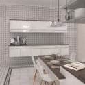 Barnet Basildon Blanco 15.8cm x 31.6cm Border Tile