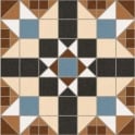 Barnet Marron Dorset 31.6cm x 31.6cm Wall and Floor Tile